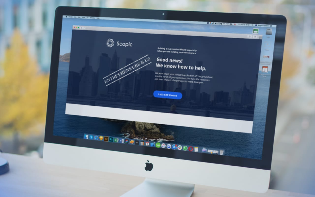 Entrepreneurs Landing Page