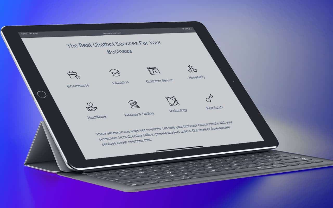 Chatbot Landing Page