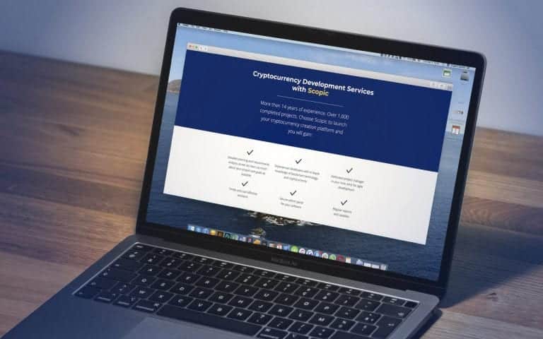 Cryptocurrency Landing Page