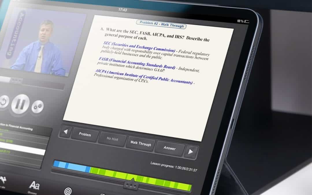 Accounting e-Learning iPad