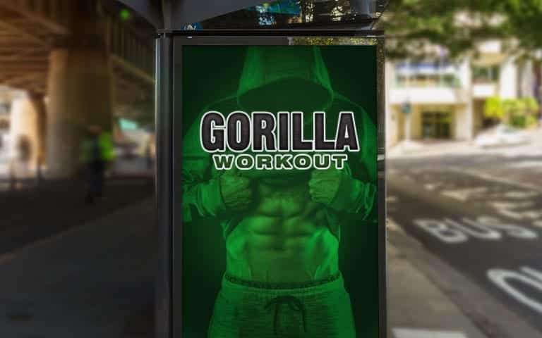 Gorilla Workout Logo Design