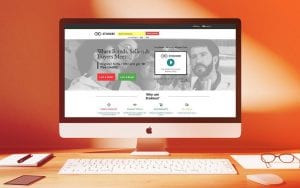 Chemicals E-store logo and interactive map design for e-commerce platform