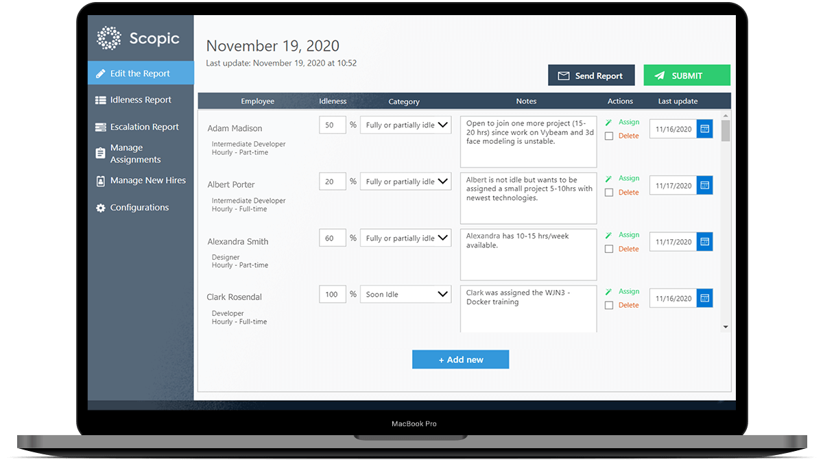 Scopic Idleness Automation Tool main