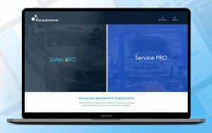Interactive car sales platform interface showcasing user behavior analytics in automotive industry