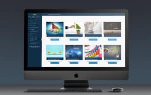 Interactive finance proposal dashboard with custom web development features on WordPress