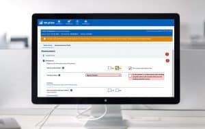 Informatica Systems isHealth IAM dashboard displaying healthcare data security metrics