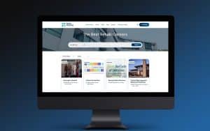 User interface design for healthcare rehab booking platform with analytics integration