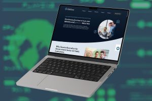 Facial recognition interface for business support app on macOS and iOS devices