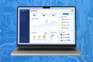 AI-powered recruitment interface displaying interview analysis for HR professionals