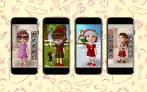 Interactive AI chatbot interface showcasing speech synthesis for media entertainment industry