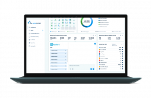 AI-driven software interface for data solutions featuring PHP and Laravel backend