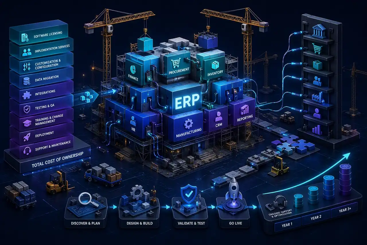 erp-system-implementation ERP implementation cost blueprint