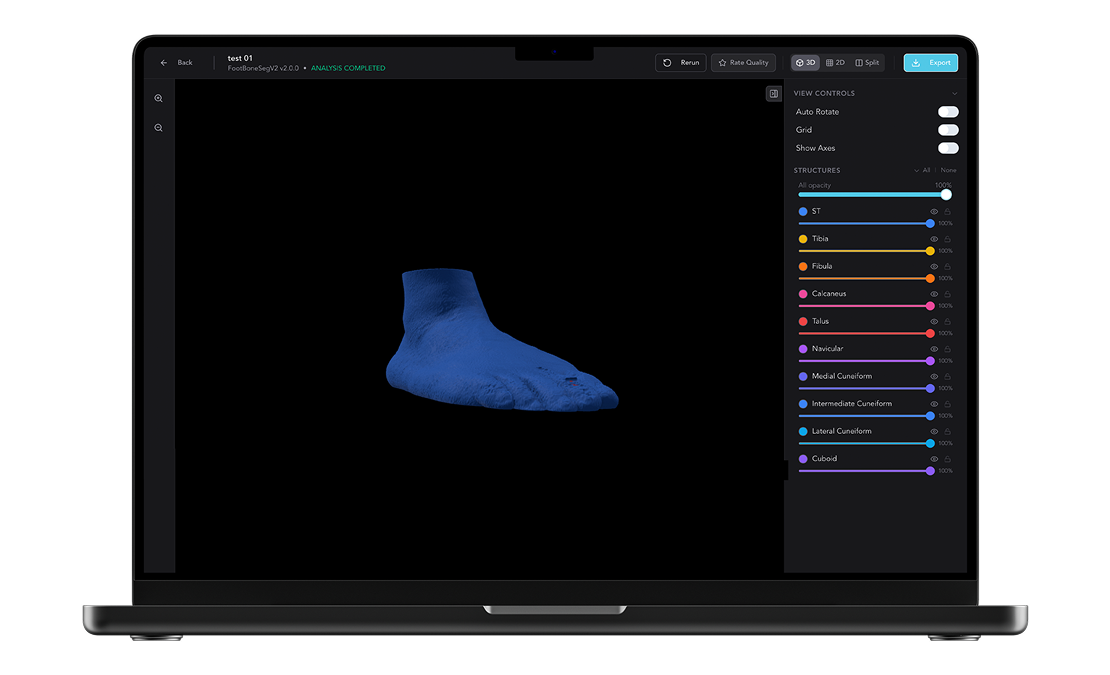 medical imaging application for custom radiology reports